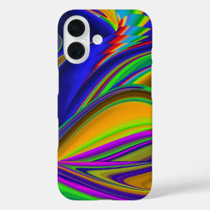 Summerrainbow , Abstract 3D Rainbowart iPhone 16 Case