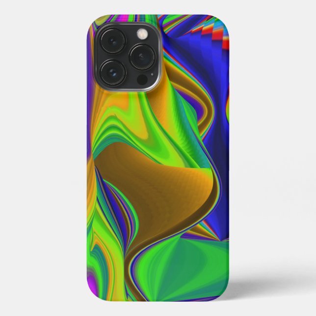 Summerrainbow , Abstract 3D Rainbowart iPhone Case (Back)