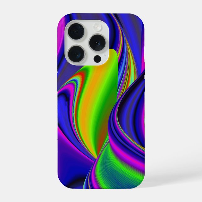 Summerrainbow , Abstract 3D Rainbowart iPhone Case (Back)