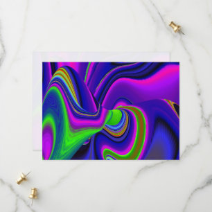 Summerrainbow , Abstract 3D Rainbowart Save The Date