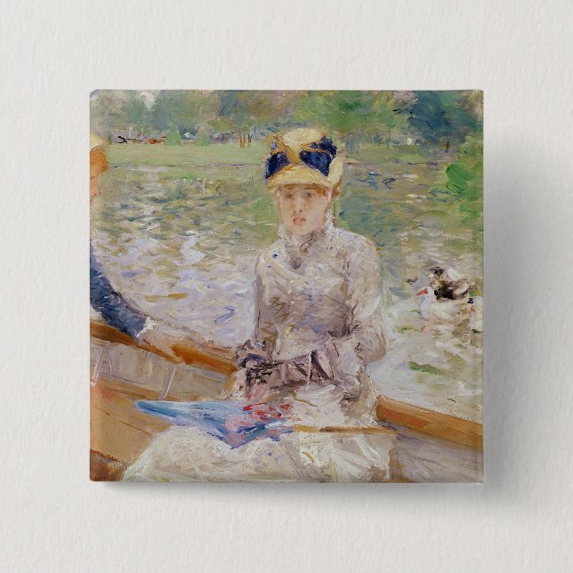 Summer's Day, 1879 15 Cm Square Badge (Front)