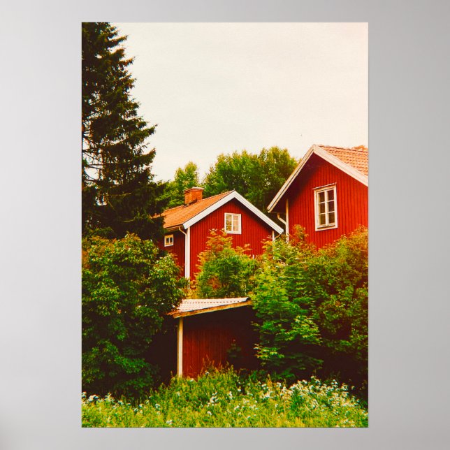 Summer's day in Dalarna Poster (Front)