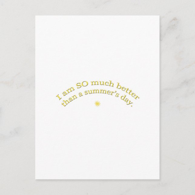 Summer's Day Postcard (Front)