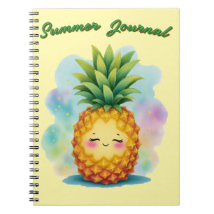 Summer's Journal Happy Pineapple Notebook