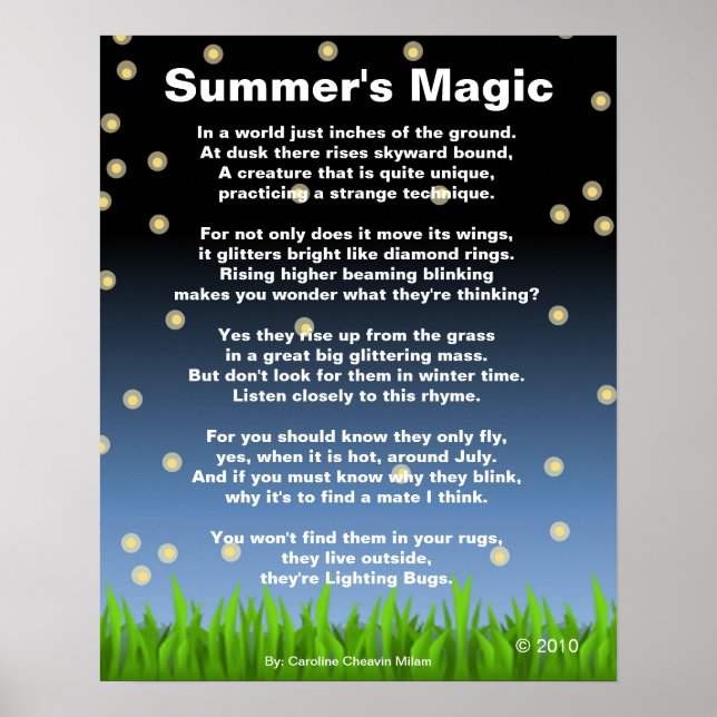 Summer's Magic Poster (Front)