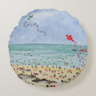 Summertime 1995 round cushion