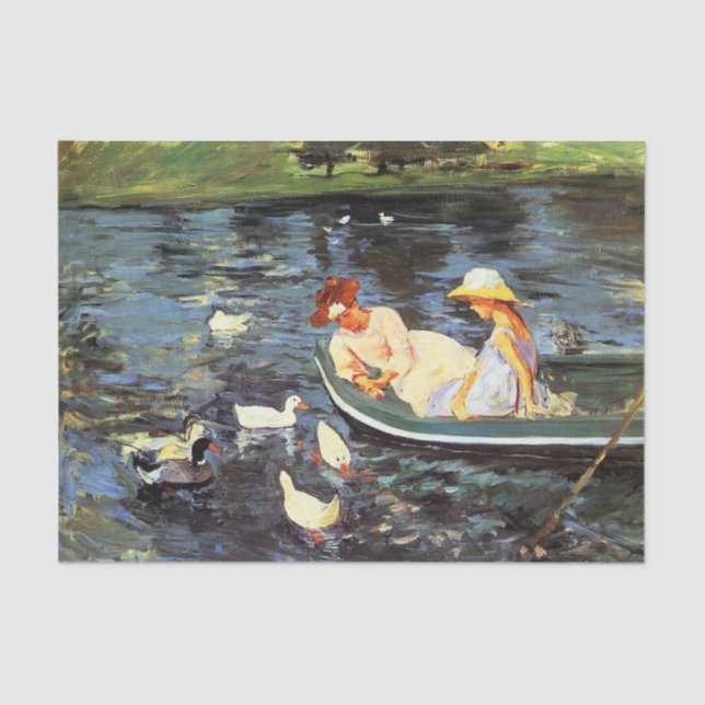 Summertime by Mary Cassatt Tissue Paper (Front)