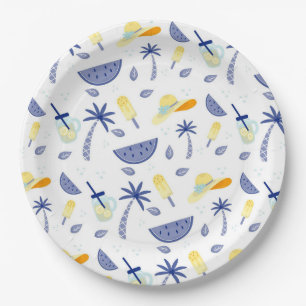 Summertime Essentials  Paper Plate