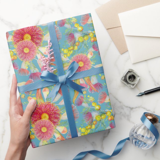 Summertime Eucalyptus  Wrapping Paper (Gifting)