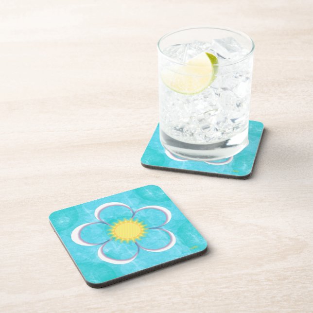Summertime Flower Coaster (Right Side)