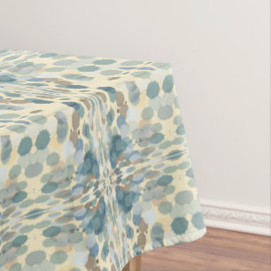 Summertime Fun Ocean Spray Splatter Abstract Art  Tablecloth