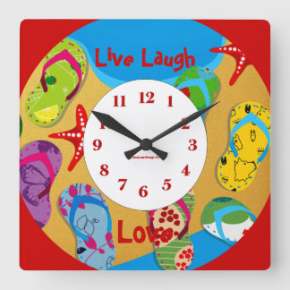 Summertime Fun Wall Clock