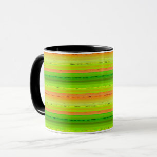 Summertime Glass Stripes Mug