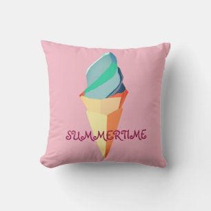 Summertime , Ice Cream Cushion