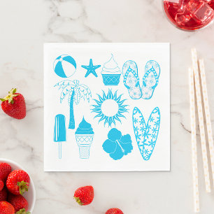Summertime Icons Napkin