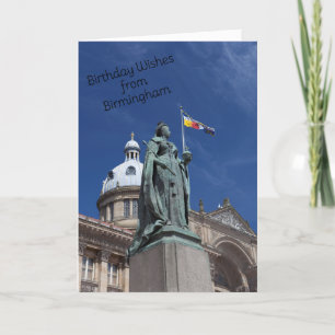 Summertime in Birmingham Birthday Card