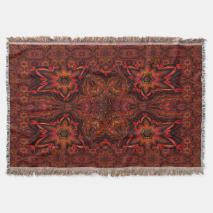Summertime in Flowers Throw Blanket