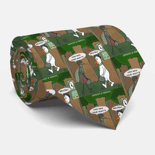 Summertime in Minnesota Necktie (Rolled)