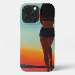 Summertime iPhone 13 Pro Slim Fit Case, Glossy iPhone 13 Pro Case