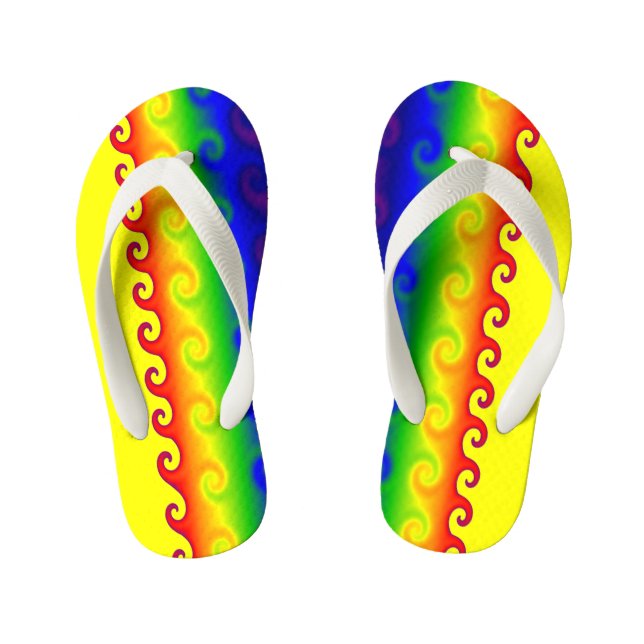 Summertime Kids Pair of Flip Flops (Footbed)