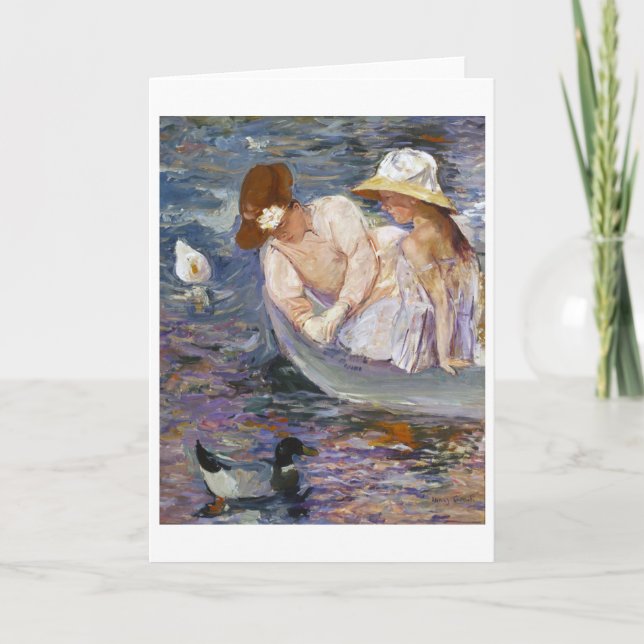 Summertime, Mary Cassatt Card (Front)