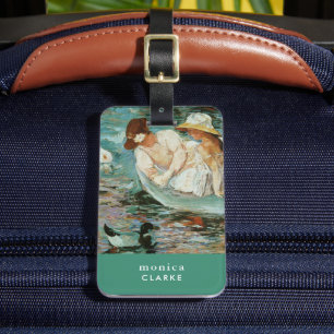 Summertime Mary Cassatt Luggage Tag