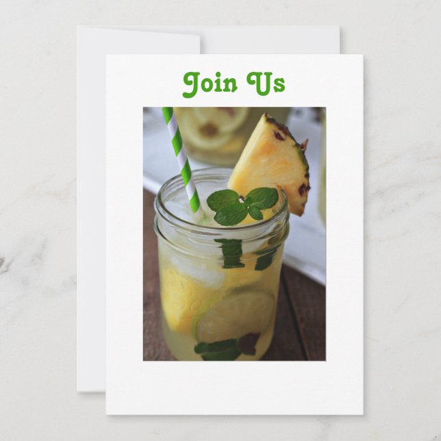 SUMMERTIME PARTY GET TOGETHER INVITATION (Front)