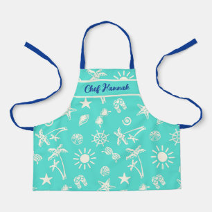Summertime Pattern Personalised Kids Apron