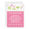 Summertime Pink and Green Bathing Suit Invitation