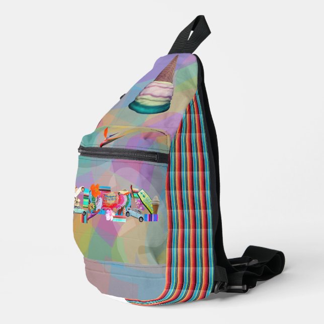 Summertime Print Cut Sew Bag (Right Corner)