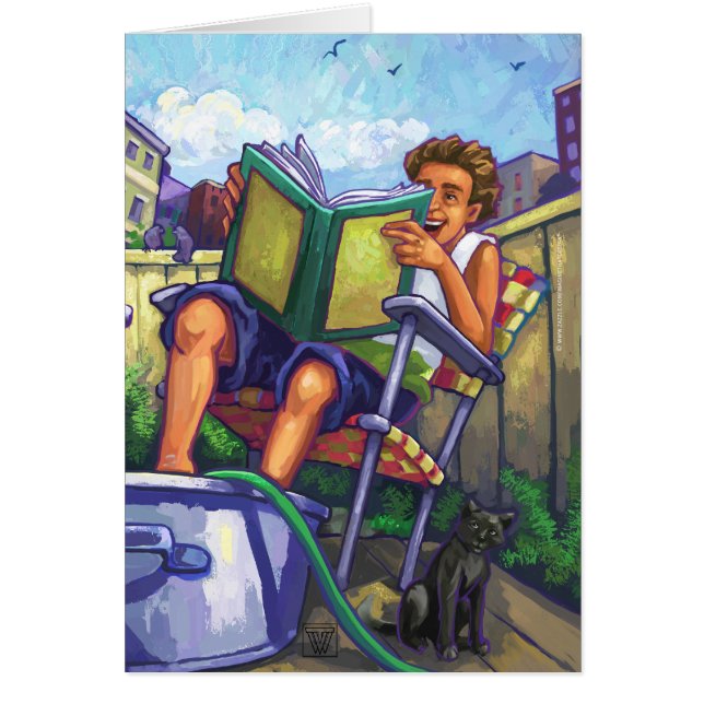 Summertime Reading, Boy (Front)
