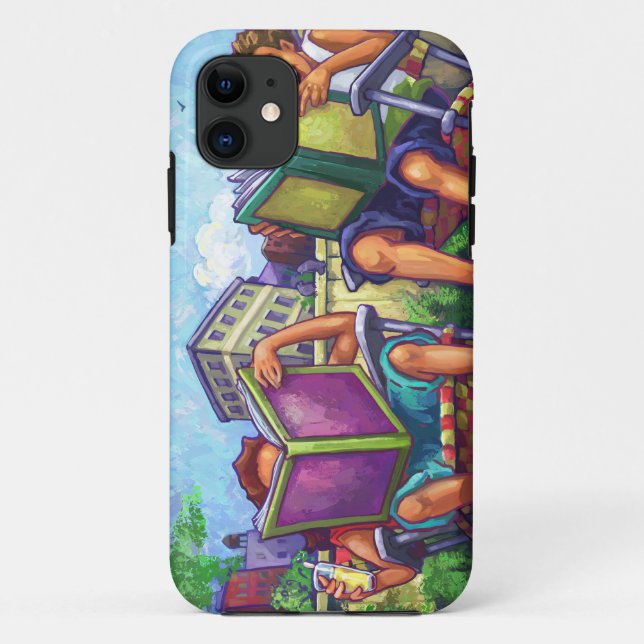 Summertime Reading Case-Mate iPhone Case (Back)