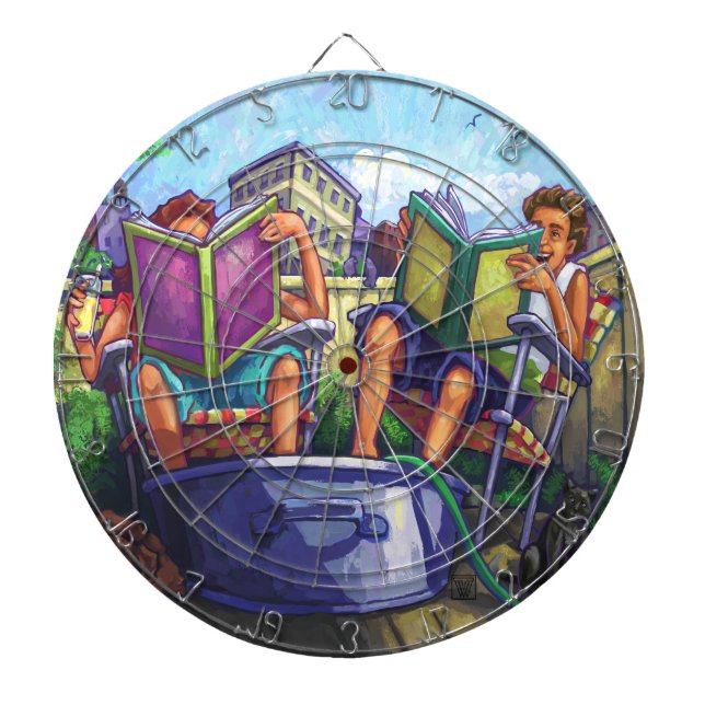 Summertime Reading Dartboard (Front)
