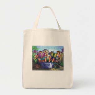 Summertime Reading Tote Bag