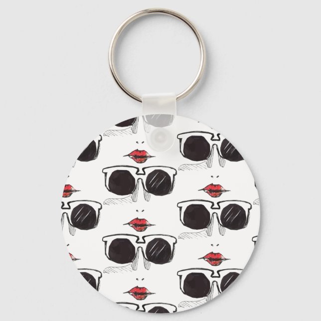 Summertime Shades Key Ring (Front)
