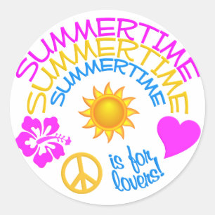 Summertime stickers