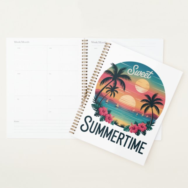 Summertime Summer Trip Beach Planner (Display)