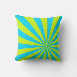 Summertime Sunburst Colourful Pillow #3