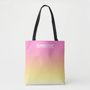 Summertime Sunset Beach Tote Bag
