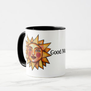 Summertime Sunshine Sun Face                       Mug