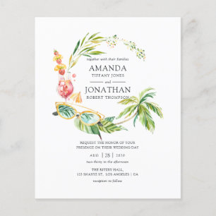 Summertime Wedding Invitation Flyer
