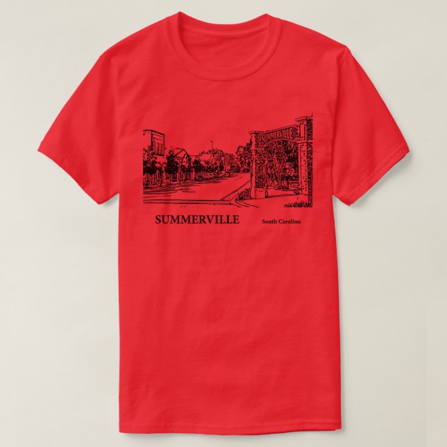 Summerville South olina  3 T-Shirt (Design Front)