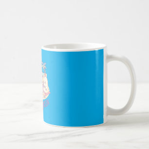 Summerween Art Ghost Marshmallow Roast Beach Coffee Mug