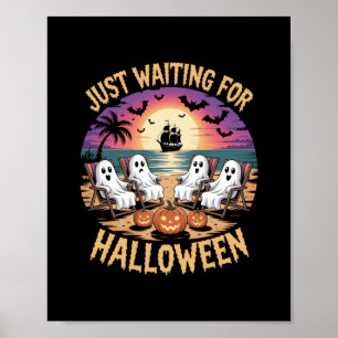 Summerween Beach Spooky Poster
