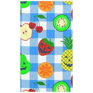 summerween blue halloween jack o'lantern fruit tablecloth