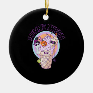 Summerween Chill Ceramic Ornament