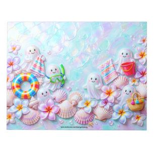 Summerween Ghost Beach Notepad
