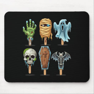 Summerween Horror Movies Summer Popsicle Halloween Mouse Pad