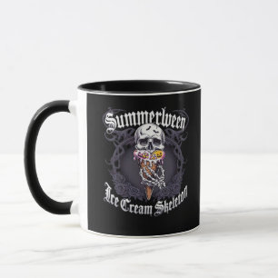 Summerween IceCream Skeleton Classic Trending Mug