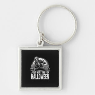 Summerween Just Waiting For Halloween Halloween Su Key Ring
